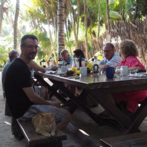 Breakfast with Dad & Caryl in Mexico