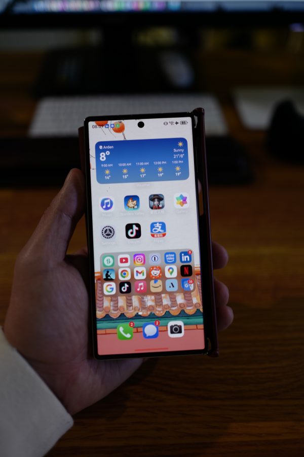 Huawei Mate XTs folded phone